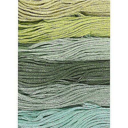 CC FIR DE BRODAT 6/SET MIX VERDE 412740 [2]