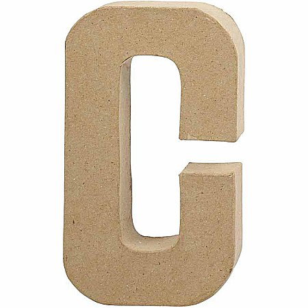 Litere si Numere din Carton Presat - CC LITERA PAPIER MACHE 26602-C 20.5*11.8CM