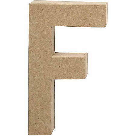 Litere si Numere din Carton Presat - CC LITERA PAPIER MACHE 26605-F 20.5*11.8CM
