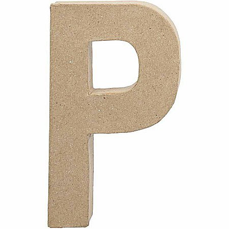Litere si Numere din Carton Presat - CC LITERA PAPIER MACHE 26615-P 20.5*11.8CM