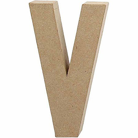 Litere si Numere din Carton Presat - CC LITERA PAPIER MACHE 26621-V 20.5*11.8CM