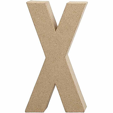 Litere si Numere din Carton Presat - CC LITERA PAPIER MACHE 26623-X 20.5*11.8CM