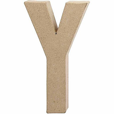 Litere si Numere din Carton Presat - CC LITERA PAPIER MACHE 26624-Y 20.5*11.8CM