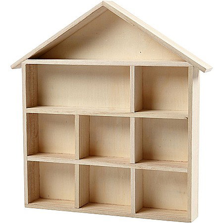 CC CASUTA LEMN 9 COMPARTIMENTE 26*25.2CM 56409 [0]