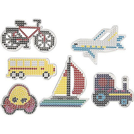 HOBBY - CC PLANSETA PENTRU MARGELE FUZIBILE 6/SET VEHICULE DE TRANSPORT 75593