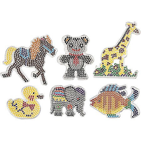 HOBBY - CC PLANSETA PENTRU MARGELE FUZIBILE 6/SET ANIMALE 75594