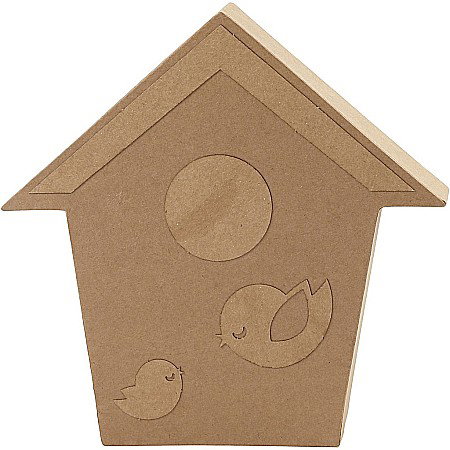 Decoratiuni Papier Mache - CC CASUTA PAPER MACHE PASARE 56181