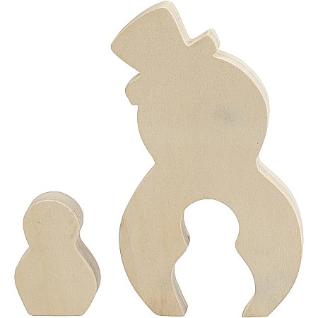 Figurine, Ornamente Pasla /Lemn/ Moos - CC DECORATIUNI CRACIUN OM DE ZAPADA 56134