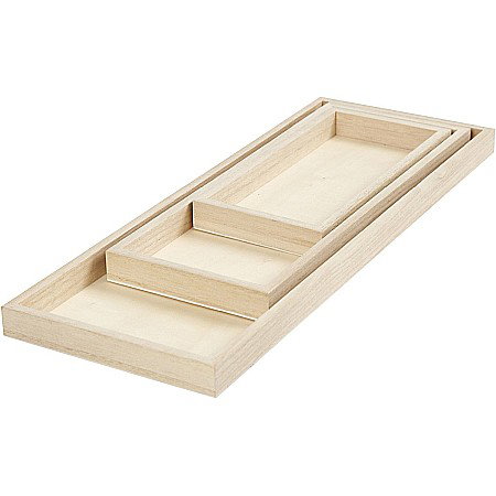 Decorațiuni pentru Masa de Paște și Coronițe Decorative - CC TAVA LEMN 40*15CM 57919