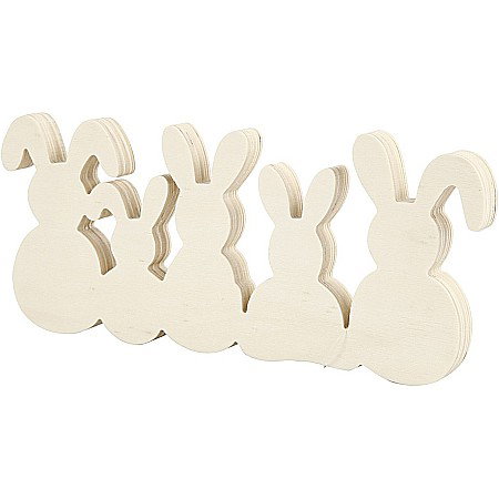 CC FIGURINE LEMN 5 IEPURI 57936 [2]