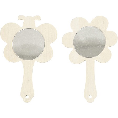 Decoratiuni din Lemn - CC OGLINDA LEMN 13.9CM 579500