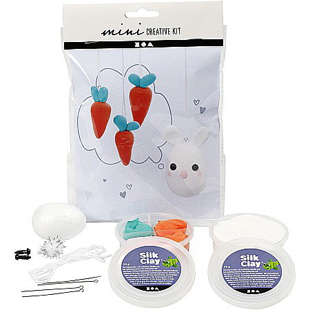 Seturi Creative pentru Copii - CC MINI KIT CREATIV IEPURASI SUSPENDATI 977314