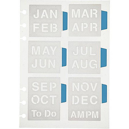 INSTRUMENTE DE DESEN SI PROIECTARE - CC SABLON PLANNER, LUNILE ANULUI 12.5 x 17.5CM 26982