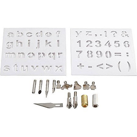 CC SET SABLOANE SI VARFURI METALICE PIROGRAVURA 15141 [8]