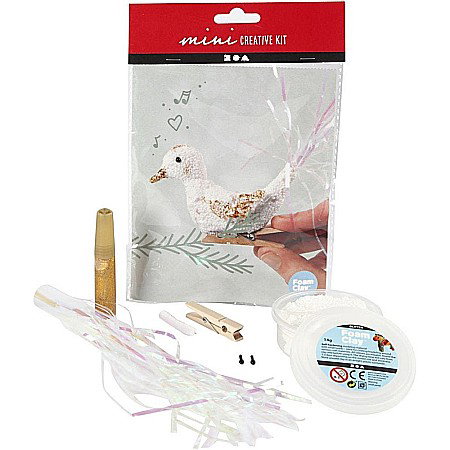DE SEZON - CC MINI KIT CREATIV CRACIUN PASARE CU CLEMA LEMN 977355