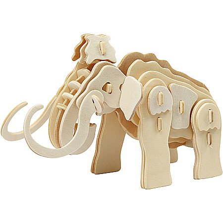 CC FIGURINA LEMN 3D MAMUT 19x8,5x11 cm 580503 [0]