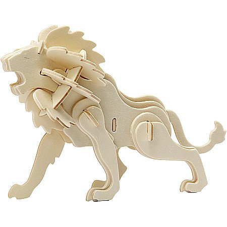 CC FIGURINA LEMN 3D LEU 18,5x7x7,3 CM 580506 [0]