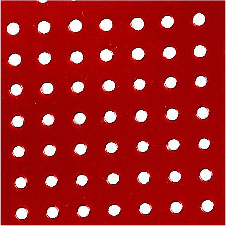CC ORNAMENTE CRACIUN PT BRODAT, ROSII, 8.5-12 CM, HOLE SIZE 3 MM, 8/SET 219610 [2]