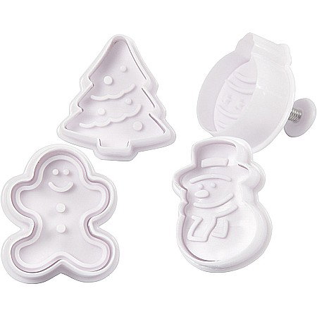 CC FORME PLASTIC CU STAMPILA Cookie Cutters With Stamp 4/SET 782870 [0]
