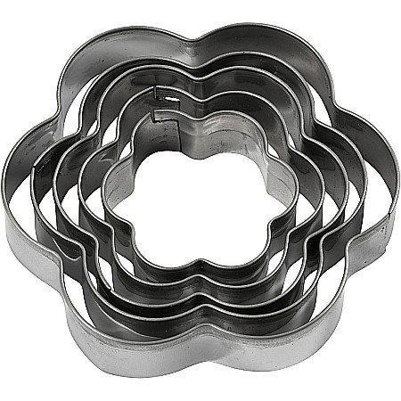 Forme Turnare, Modelare - CC FORME METAL Cookie Cutters, Flower, 8 cm, 5 pc, 1 Pack 782880 FLOARE
