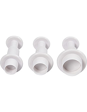HOBBY - CC FORME PLASTIC CU STAMPILA Cookie Cutters With Stamp, Circle, 2,1+2,3+2,6 cm, 782876