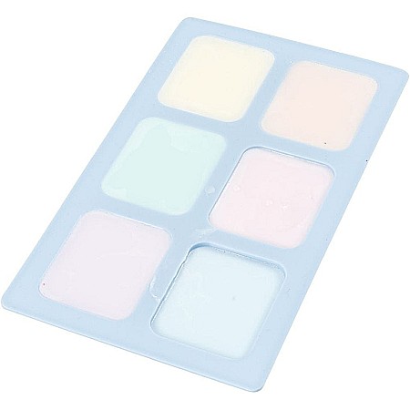 CC MATRITA DIN SILICON 6 DREPTUNGHIURI 7*5.9CM 100ML ALBASTRA 371812 [1]