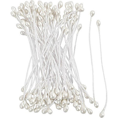 Materiale tehnice pentru aranjamente florale - CC PISTIL FLORI DECOR 100/SET ALB 610352