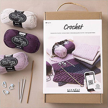 Seturi Creative pentru Copii - CC KIT CREATIV INVATA SA CROSETEZI 970853