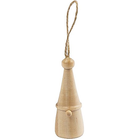Figurine, Ornamente Pasla /Lemn/ Moos - CC DECORATIUNE SUSPENDATA CRACIUN GNOM LEMN 2.5*6CM 58062