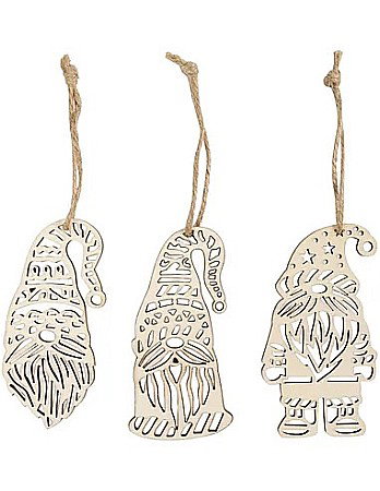 Decoratiuni Craciun - CC DECORATIUNI LEMN CRACIUN 6/SET GNOMI 58068