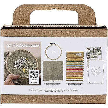 CC MINI KIT CREATIV INVATA SA BRODEZI FLORI PE PANZA 970845 [2]