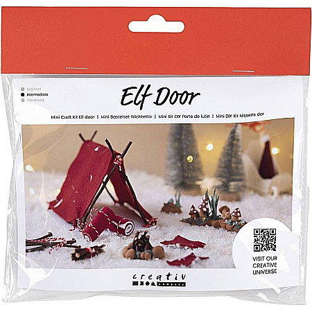 DE SEZON - CC MINI KIT CREATIV ELF DOOR DECOR DE CRACIUN - CAMPING 977478