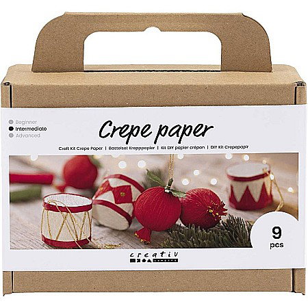 CC KIT CREATIV CRACIUN DECORATIUNI SUSPENDATE CU HARTIE CREPONATA 977585 [0]