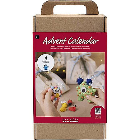 DE SEZON - CC KIT CREATIV MODELARE CALENDAR ADVENT CRACIUN CU PLASTILINA SILK SI FOAM 977605