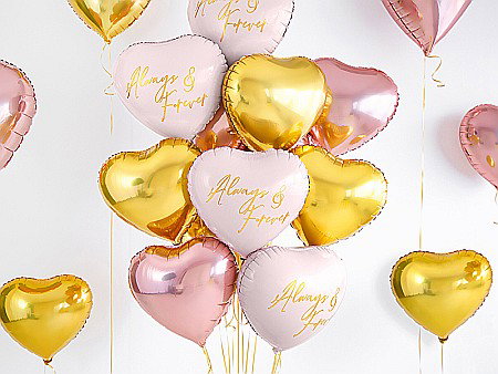 PD BALON FOLIE ALUMINIU Heart, 45cm, rose gold FB9M-019R [4]