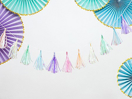 PD GHIRLANDA CU CIUCURI, Tassel garland, mix 1.2m TGA1-000 [2]