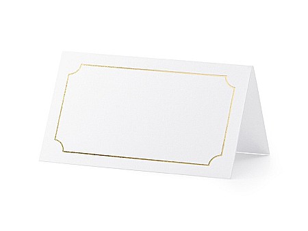 Botezuri, Gender reveal - PD CARTI VIZITA MASA Place Cards Frame, gold, 9.5 x 5.5 cm 10/SET WS8-019ME