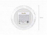 PD FARFURII CARTON Polka Dots, white, 18cm 6/set TPP53-008 [6]