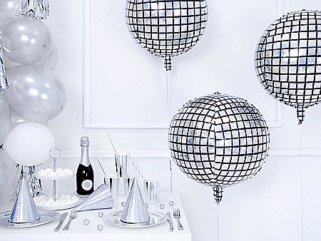 PD BALON FOLIE ALUMINIU Disco Ball, holographic foil, 40cm FB36 [1]