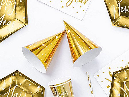 PD COIF, Stars, gold, 16cm 6/set CPP20 [1]