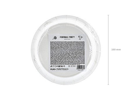 PD FARFURII CARTON Football, mix, 18cm 6/SET TPP72 [3]