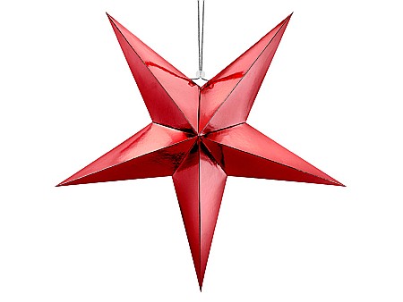 DE SEZON - PD STELUTA DIN HARTIE, Paper star, 70cm, red GWP1-70-007M
