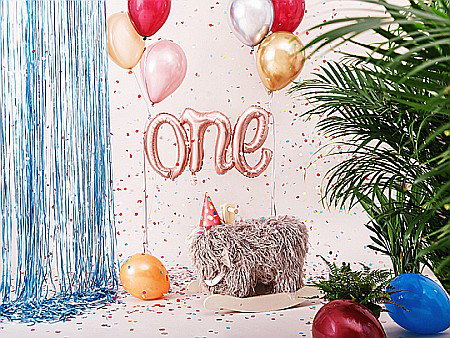 PD BALON FOLIE ALUMINIU One, rose gold, 66x37cm FB75S-019R [1]