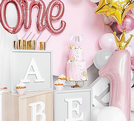 PD BALON FOLIE ALUMINIU One, rose gold, 66x37cm FB75S-019R [3]