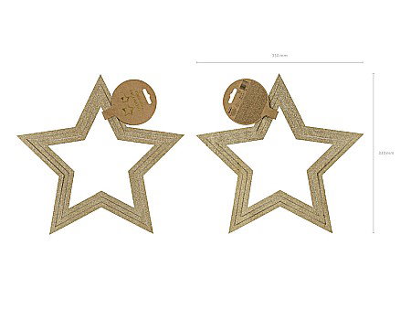PD DECORATIUNI SUSPENDATE Stars mix 3/set ZDD4-100-019 [6]