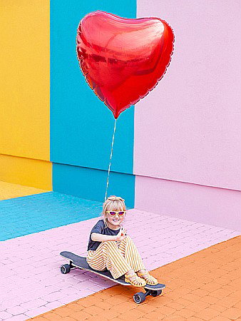 PD BALON FOLIE ALUMINIU Heart, 72*73cm, red FB77M-007 [2]
