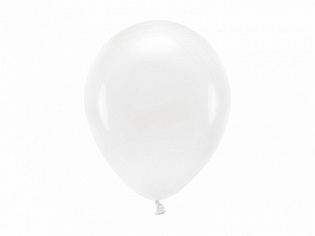 Baloane latex - PD BALOANE Eco Balloons 26cm,  pastel white 100/SET ECO26P-008