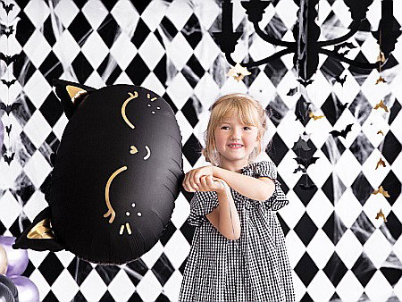 PD BALON FOLIE ALUMINIU Cat, 48x36cm, black FB84 [2]