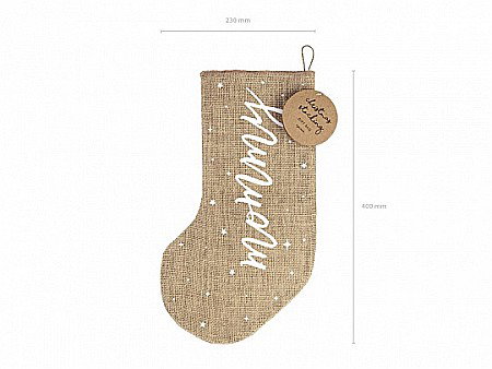 PD DECORATIUNE CRACIUN SOSETA, Iuta,Mommy, white 23 x 39.5cm SJ1-008 [4]
