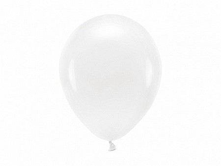 Baloane latex - PD BALOANE Eco Balloons 26cm, pastel white 10/SET ECO26P-008-10